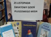 Światowy Dzień Pluszowego Misia w bibliotece szkolnej., 