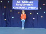 43. Konkurs Recytatorski „Warszawska Syrenka”, 