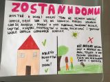 Plakaty wykonane przez uczniów naszej szkoły, 