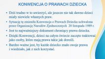 Prawa Dziecka - prezentacja, fot. Małgorzata Dybowska