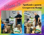 Wizyta pana Grzegorza Skoupy w klasie 2b - poznajemy pracę naszych rodziców., 