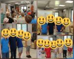 Wakacyjna wizyta klasy 2e w Klubie Seniora "Amicus", 