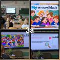 Zajęcia online w klasie 3a,